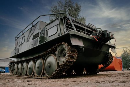 Военный гусеничный вездеход ГАЗ по прозвищу «газушка»